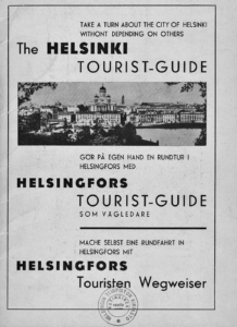 Bokpärm, guidebok, svartvit pärm. 