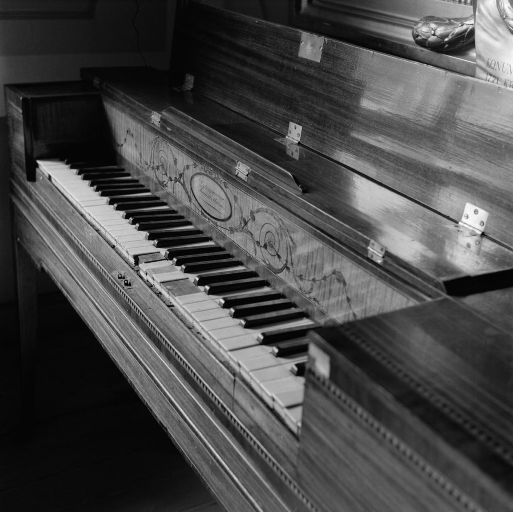 Taffelpiano på Ehrensvärdmuseet 1955